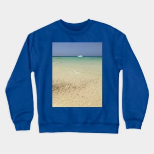 Yacht Sea Print Crewneck Sweatshirt